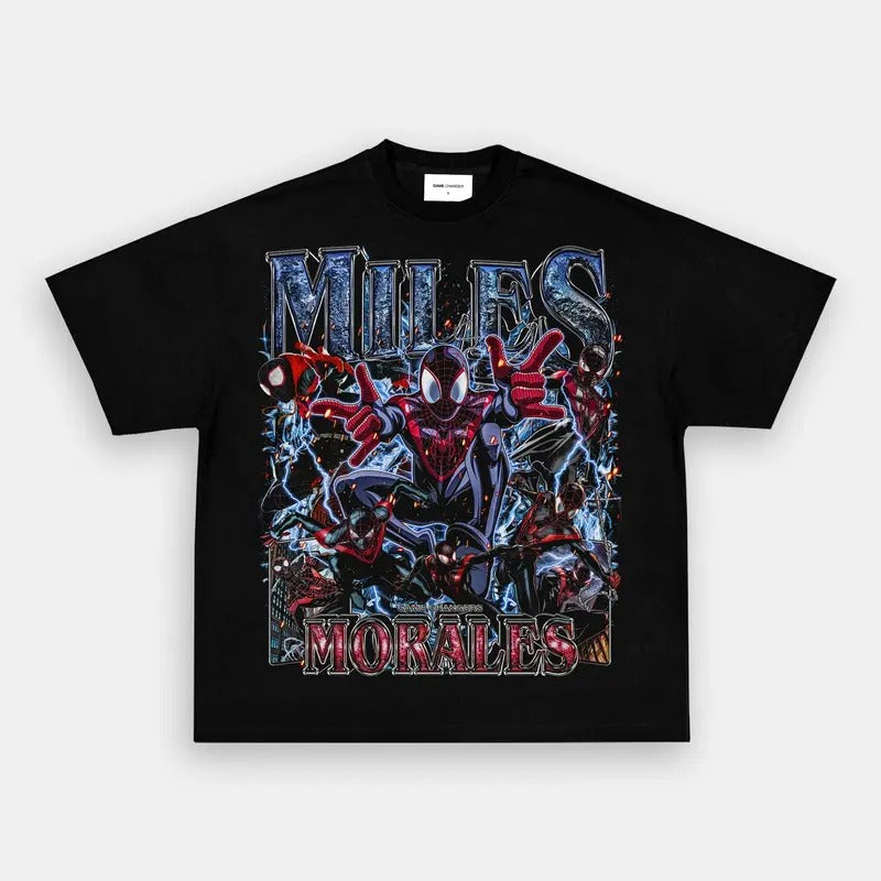 MILES MORALES TEE Trending Movie T shirt Vintage 90s T-shirt gift for Movie fans gift for him gift for her unisex T-shirt Urbanwear Shirt