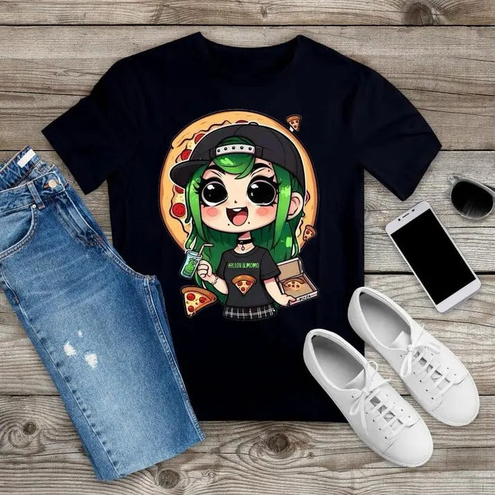 MOMO PIZZA SHIRT_unisex Heavy Cotton Tee Hoodie, Sweatshirt | HypeDripTees.com