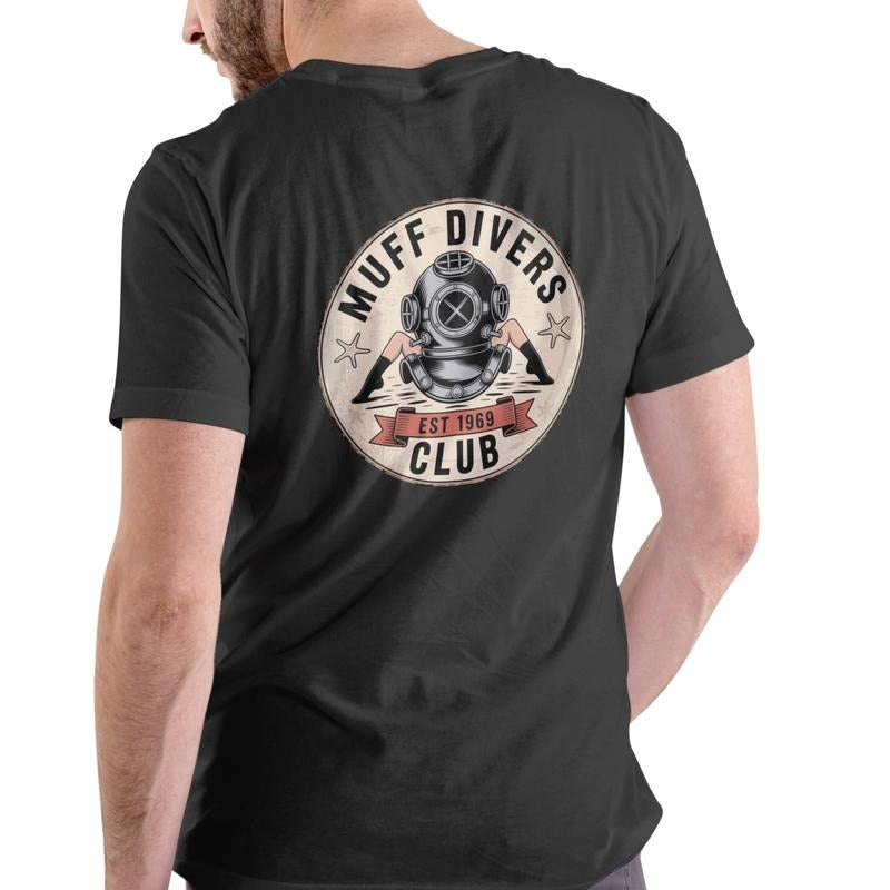 MUFF DIVERS CLUB Funny T Shirt, Unisex Cotton Hoodie, Sweatshirt | HypeDripTees.com