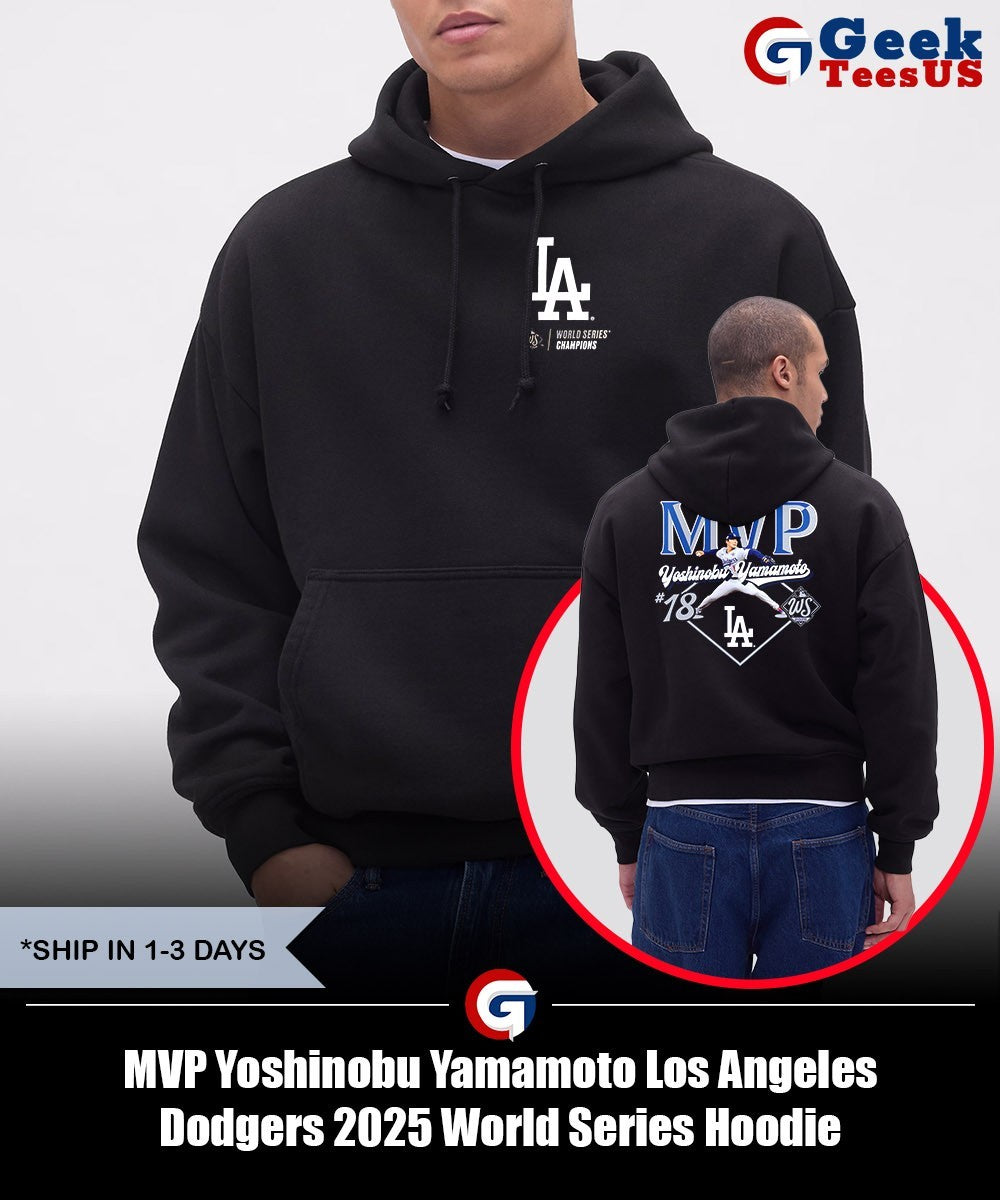 MVP Yoshinobu Yamamoto Los Angeles Dodgers 2025 World Series shirt