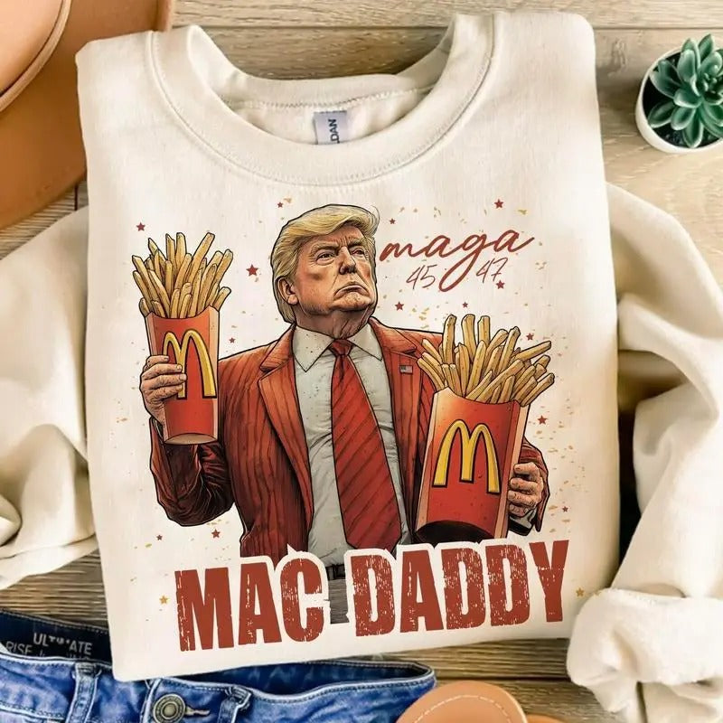 Mac Daddy Maga 47 Trump Shirt, Unisex Apparel Relaxed Fit Printed in the USA Clothing Womenswear Casual and Comfortable...