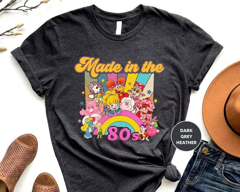 Made In The 80s Shirt, 80s Cartoon Friends Nostalgia Shirt Hoodie, Sweatshirt | HypeDripTees.com