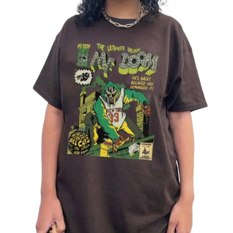 Madlib Doom All Caps Shirt, Mf Doom Shirt, Hip Hop Unisex Tee, Madvillain Metal T-shirt Hoodie, Sweatshirt | HypeDripTees.com