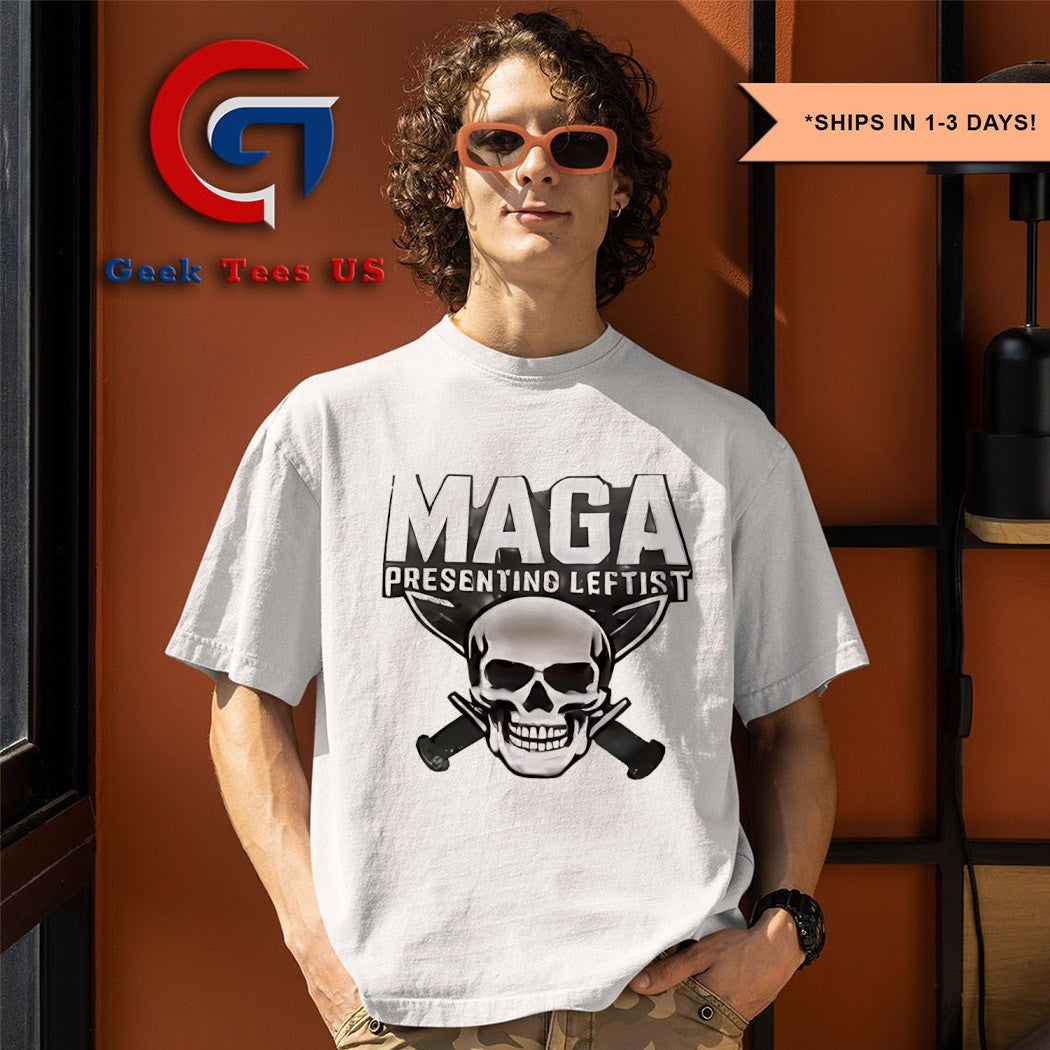 Maga Presenting Leftist Fuck Trump shirt