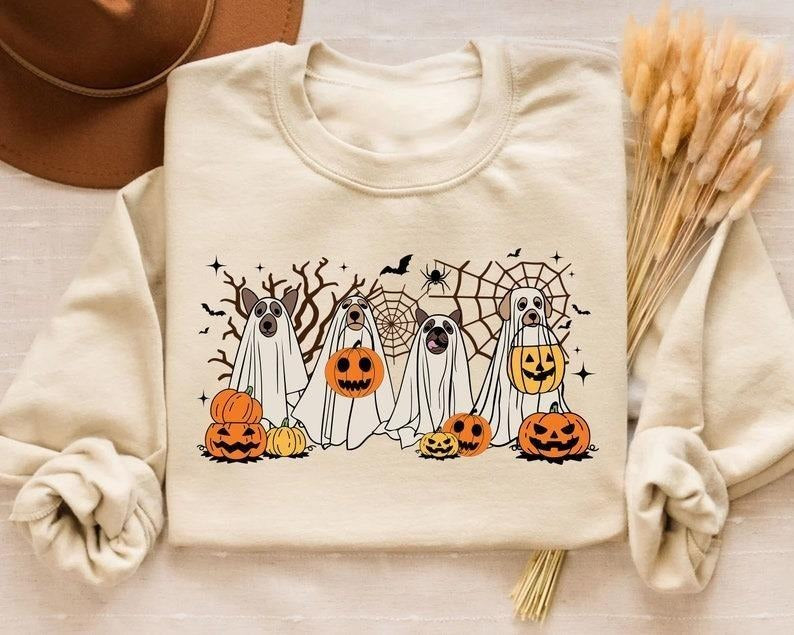 Magical Land Halloween Sweatshirt, Trendy Sweatshirt, Dneyworld Sweatshirt, Halloween Sweatshirt, Ghost Sweatshirt...