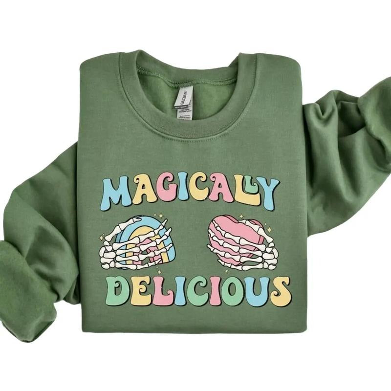 Magically Delicious Shirt, Cute Lucky Sweatshirt, Funny St Patrick's Day Sweatshirt Hoodie | HypeDripTees.com