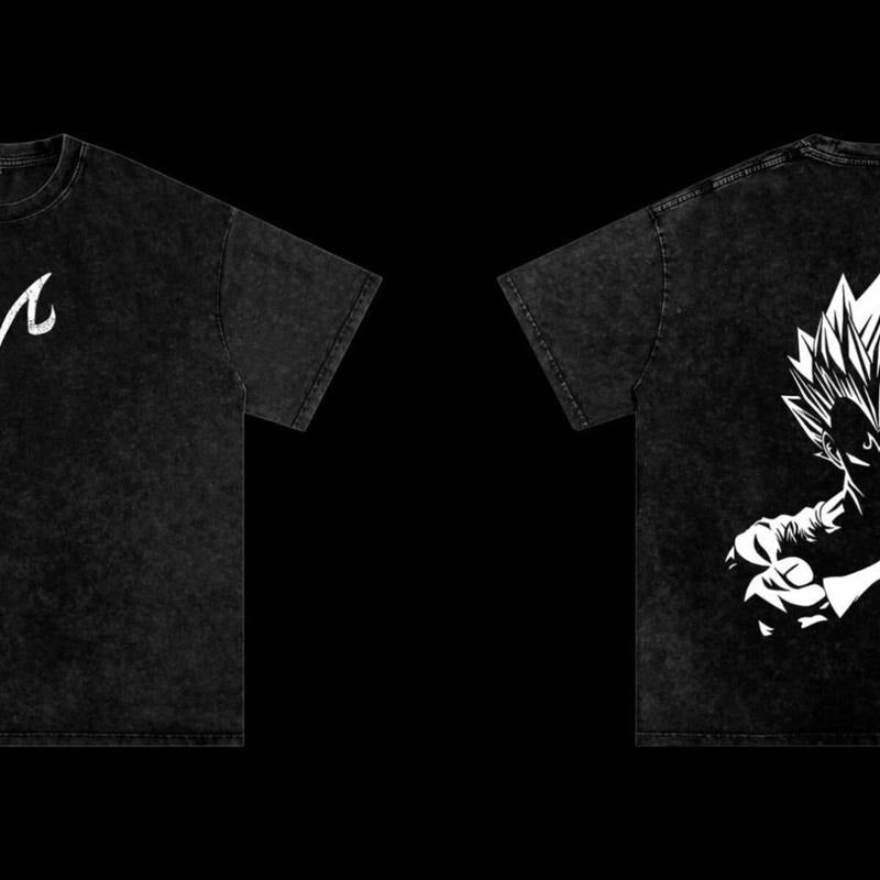 Majin Vegeta Vintage Washed Oversized Heavyweight Lifting Shirt, Trendy Outfits, Stay Ahead of the Game, Casual Cool, For...