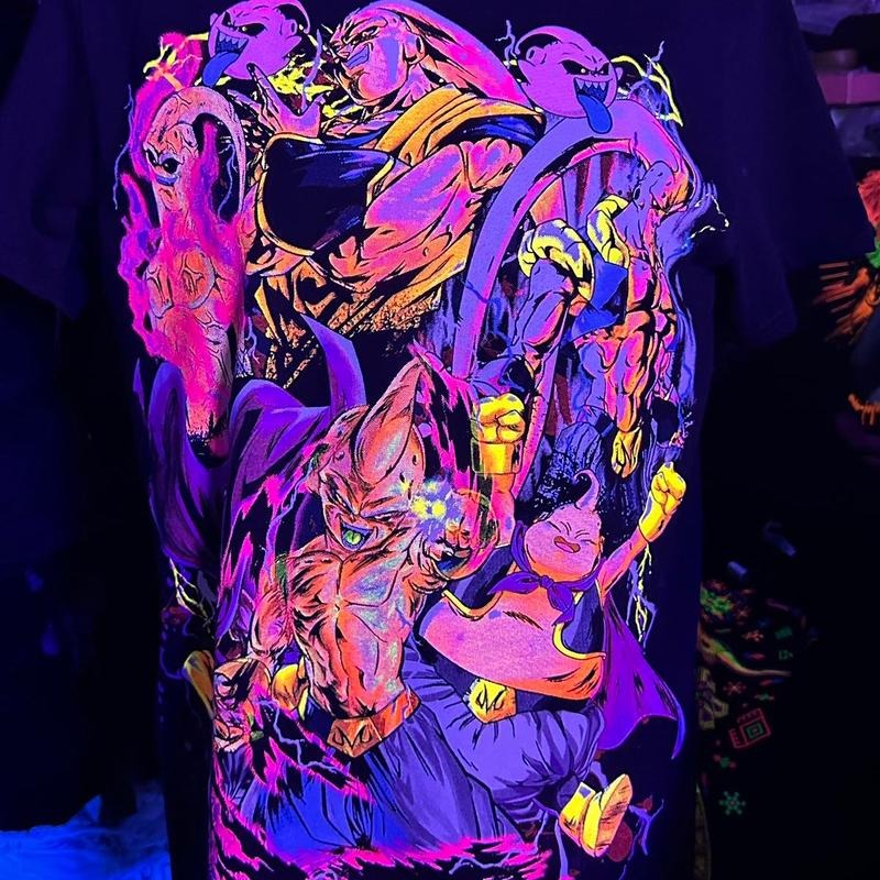 Majin boo en todas sus fases t-shirt Casual Black Hoodie, Sweatshirt | HypeDripTees.com