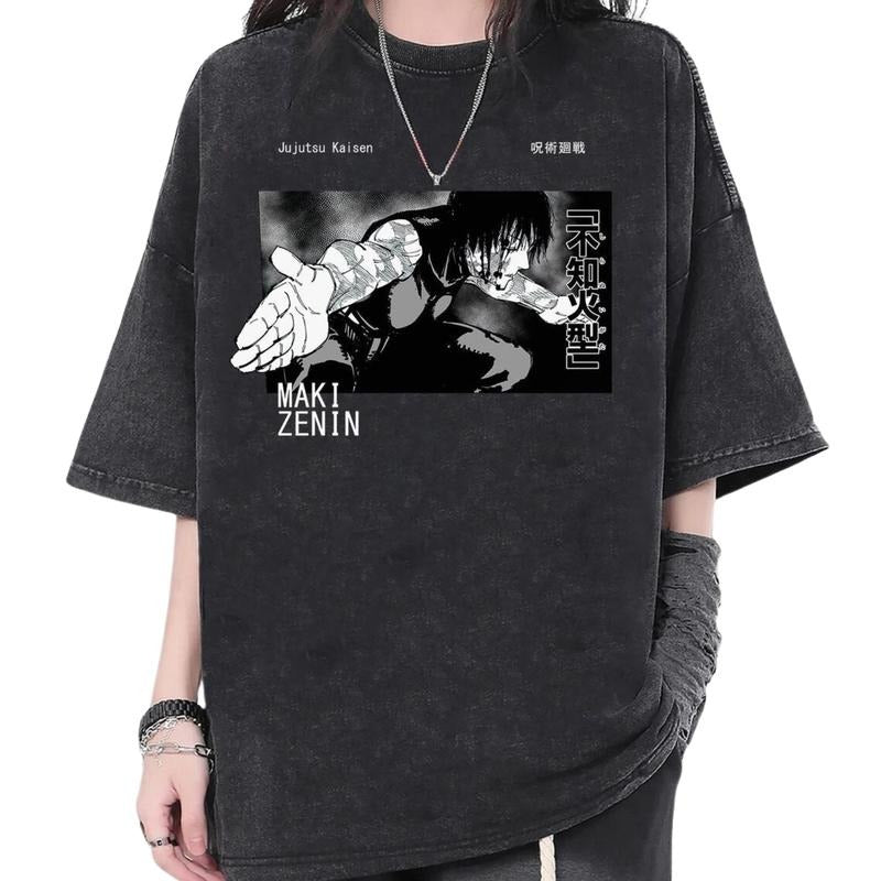 Maki Zenin T-Shirt DRG, Maki Anime T-Shirt DRG, Zenin T-Shirt DRG, Anime Manga T-Shirt Hoodie, Sweatshirt | HypeDripTees.com