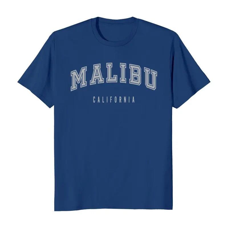 Malibu California Classic Short Sleeve Men's T-Shirt Casual Cotton Hoodie, Sweatshirt | HypeDripTees.com