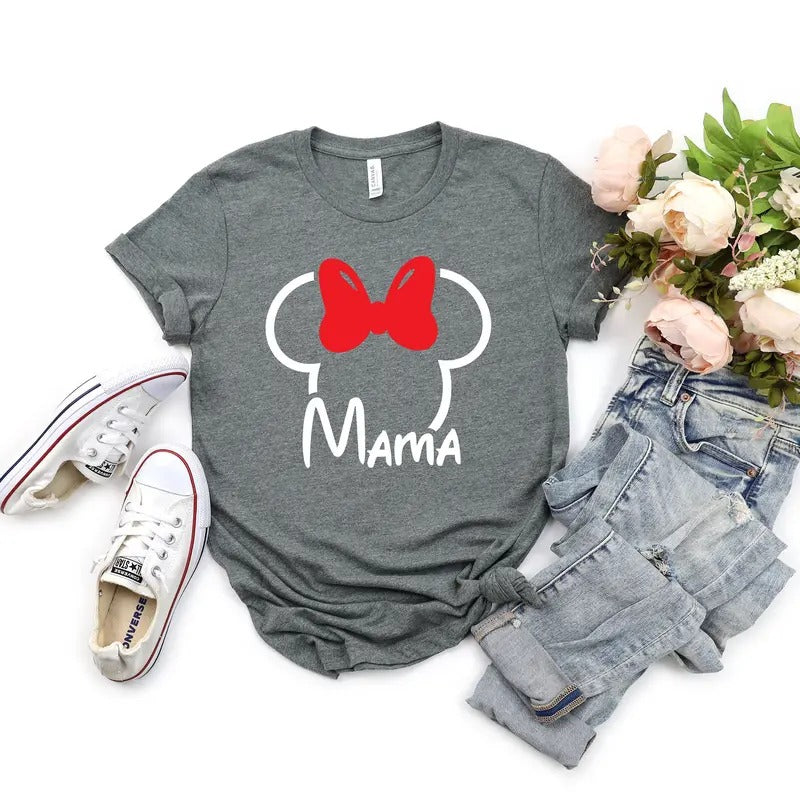 Mama - Mama Minnie Unisex T-shirts Mom Tee Minnie Mama T-shirt Vacation Shirts Hoodie, Sweatshirt | HypeDripTees.com