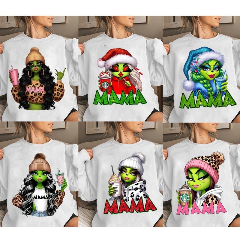 Mama Coffee Christmas Bundle Sweatshirt, Family Christmas Gift, Gift For Mom T-Shirts, Hoodie | HypeDripTees.com