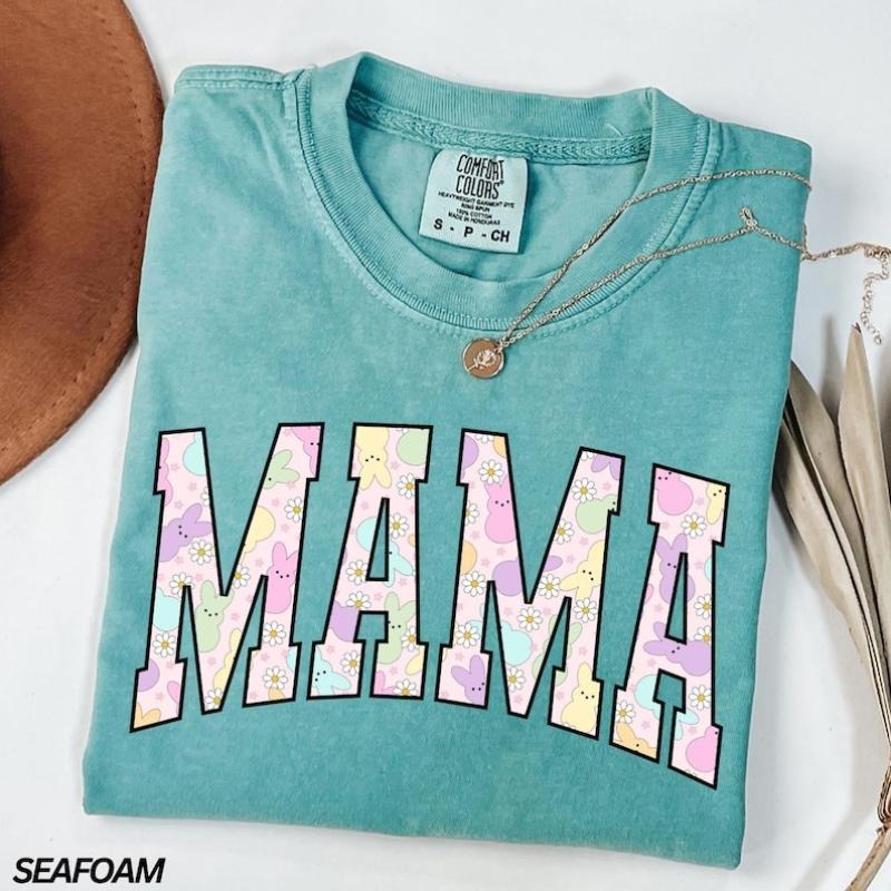Mama Easter Shirt, Easter Mama Shirt, Easter Bunny Tshirt, Happy Easter Shirt, Cute Mama Shirt, Spring Mama Shirt, Mom...