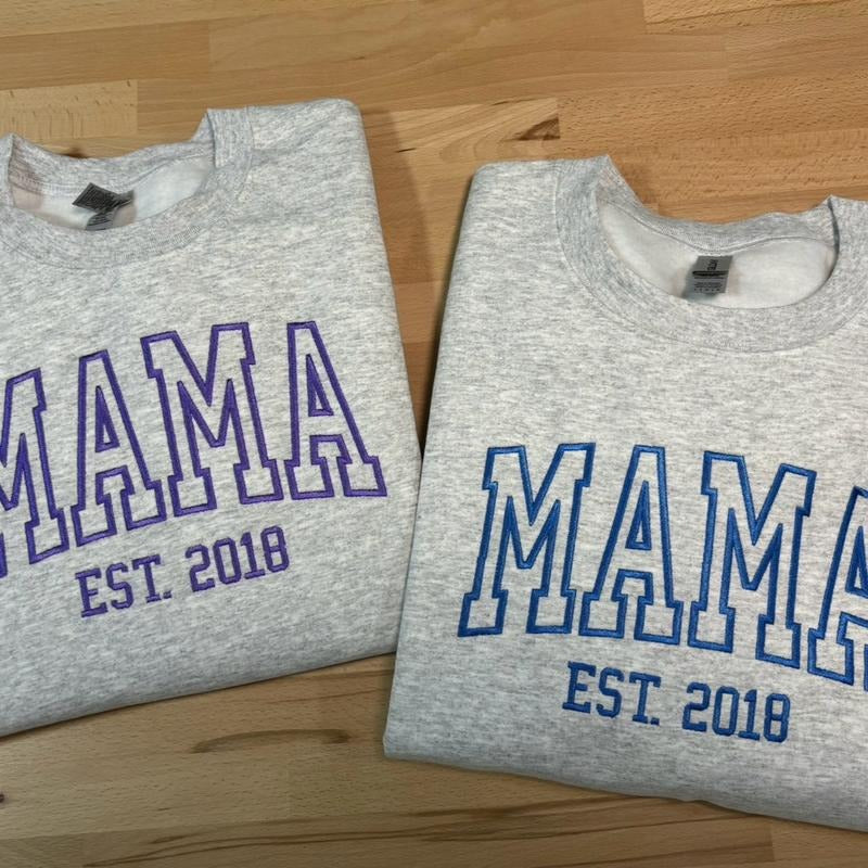 Mama Est. Sweatshirts T-Shirts, Hoodie | HypeDripTees.com