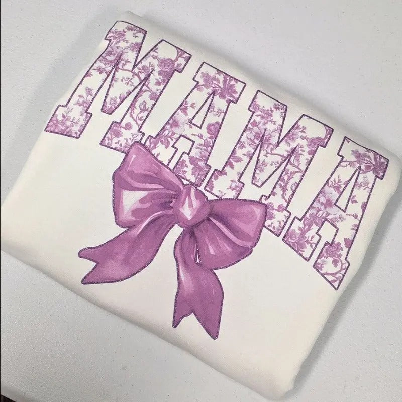 Mama Floral Purple Easter Graphic Tee or Sweatshirt Hoodie | HypeDripTees.com