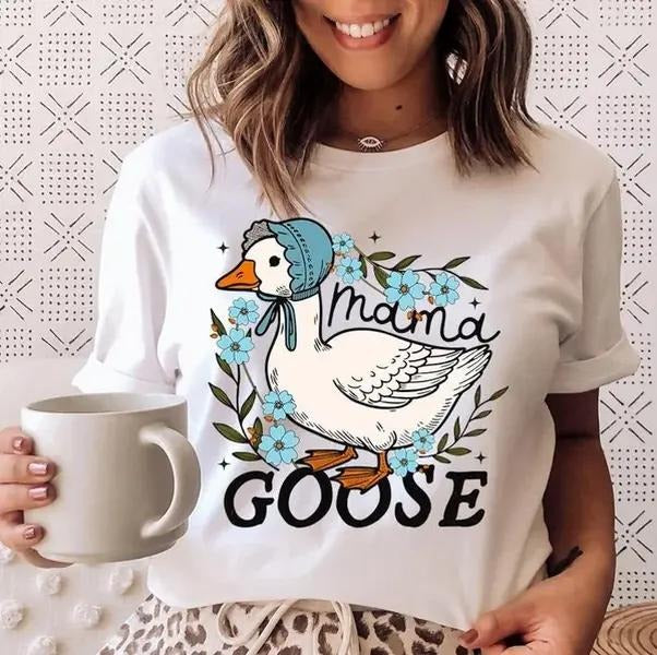 Mama Goose T-shirt, Gifts For Mom, Baby Announcement Sweatshirt, Mother's Day Hoodie | HypeDripTees.com