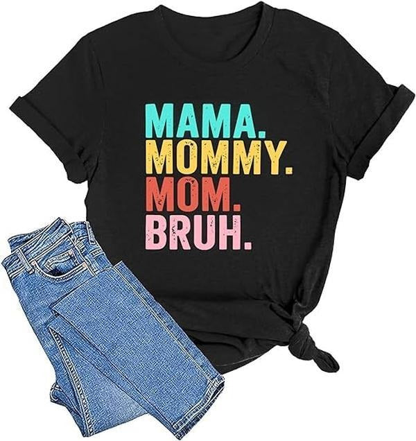 Mama Mommy Mom Bruh Vintage T-Shirt Hoodie, Sweatshirt | HypeDripTees.com