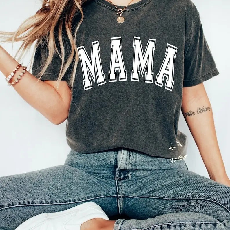 Mama Shirt Mama Retro Boho Mama Shirt Mom Baby Shower Mom Shirt T-Shirts, Hoodie, Sweatshirt