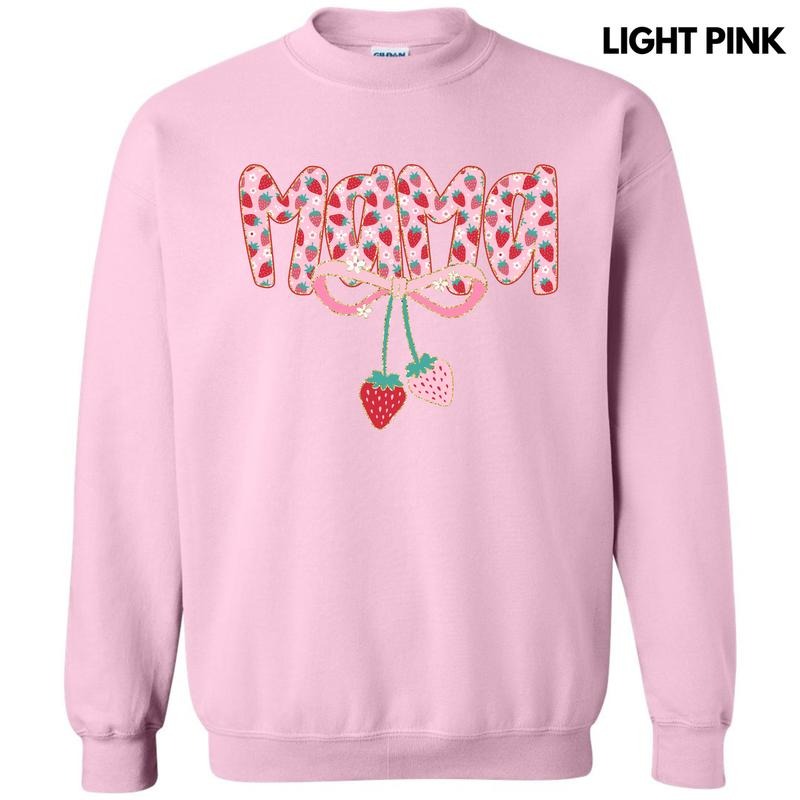 Mama Strawberry Coquette Sweatshirt 'NLB' T-Shirts, Hoodie | HypeDripTees.com