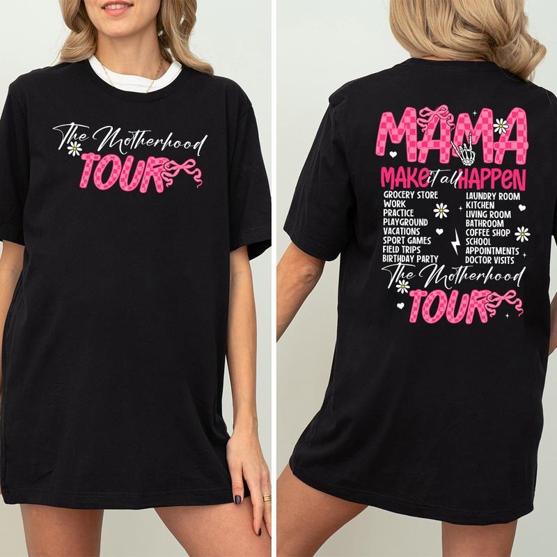 Mama Tour Hoodie, Motherhood Shirt, Funny Mom Graphic Tee Gift for Mom, Mothers Day Gift, Mom Life, Mom To Be Sweatshirt