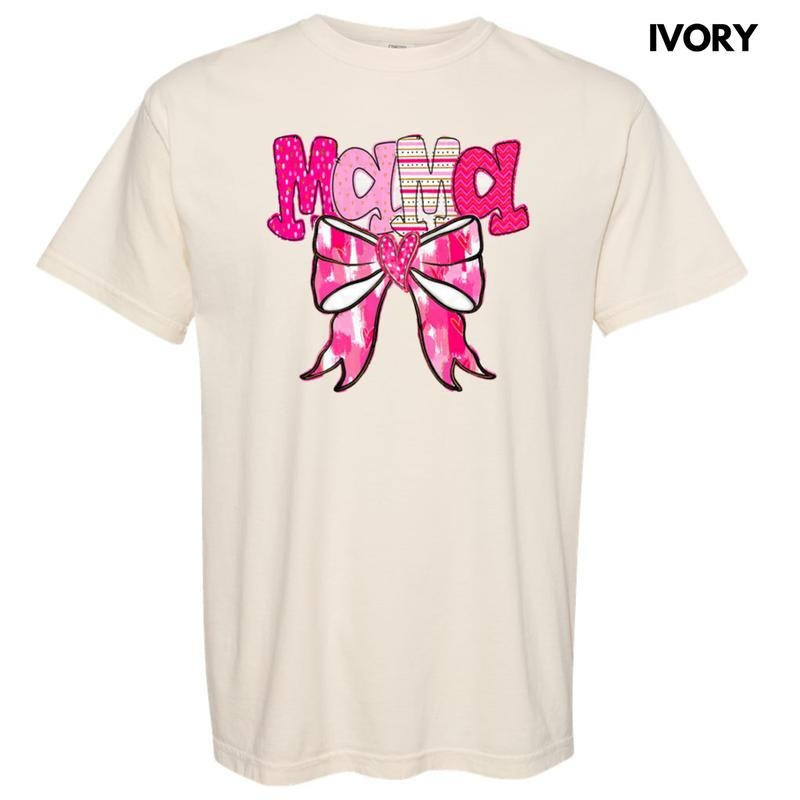 Mama Valentine Coquette Comfort Colors T-Shirt Hoodie, Sweatshirt | HypeDripTees.com