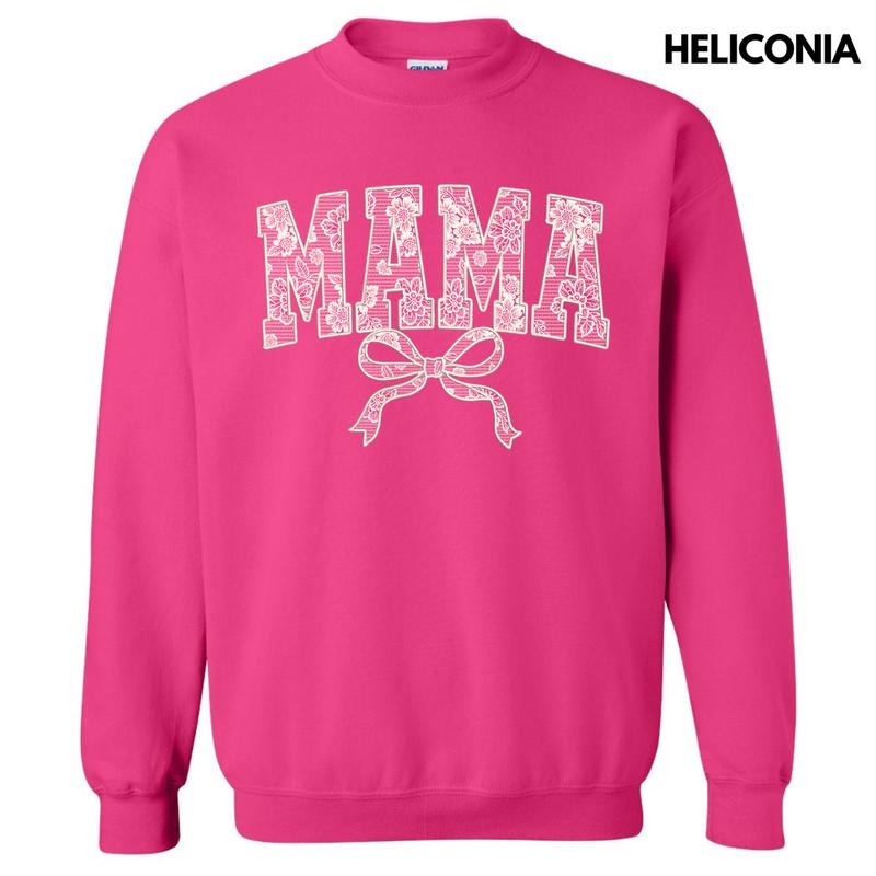 Mama White Lace Coquette Sweatshirt 'NLB' T-Shirts, Hoodie | HypeDripTees.com