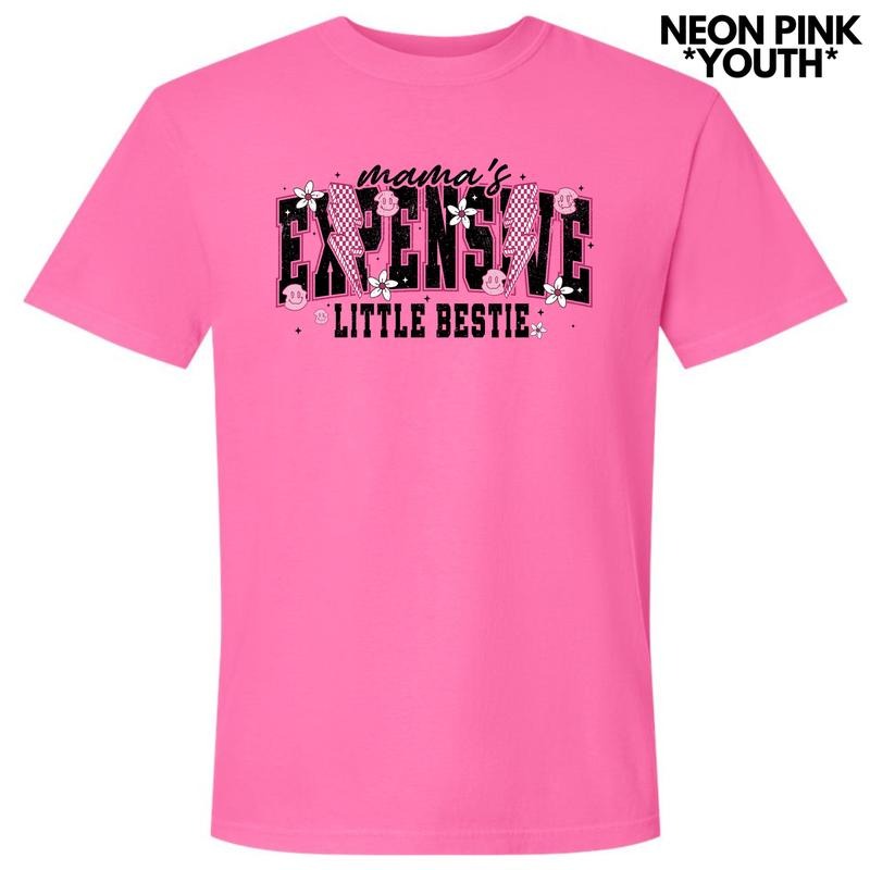 *** Mama's Expensive Little Bestie Comfort Colors T-Shirt (Youth) 'NLB' Hoodie, Sweatshirt | HypeDripTees.com