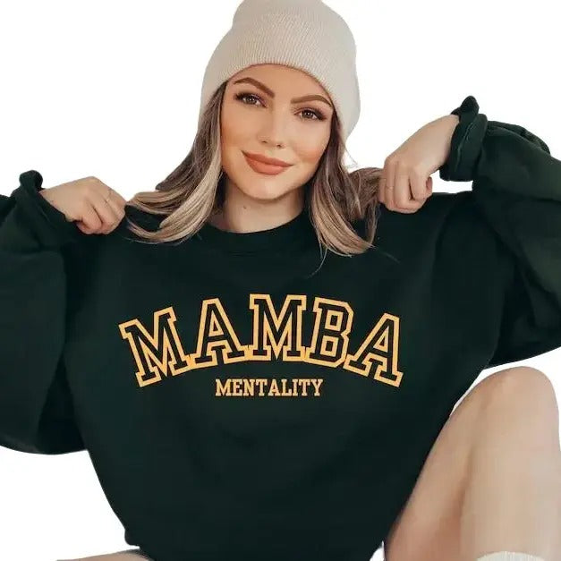Mamba Mentality shirt, Vintage Crewneck, Trendy Shirt, Mamba Fan Gift Hoodie, Sweatshirt | HypeDripTees.com