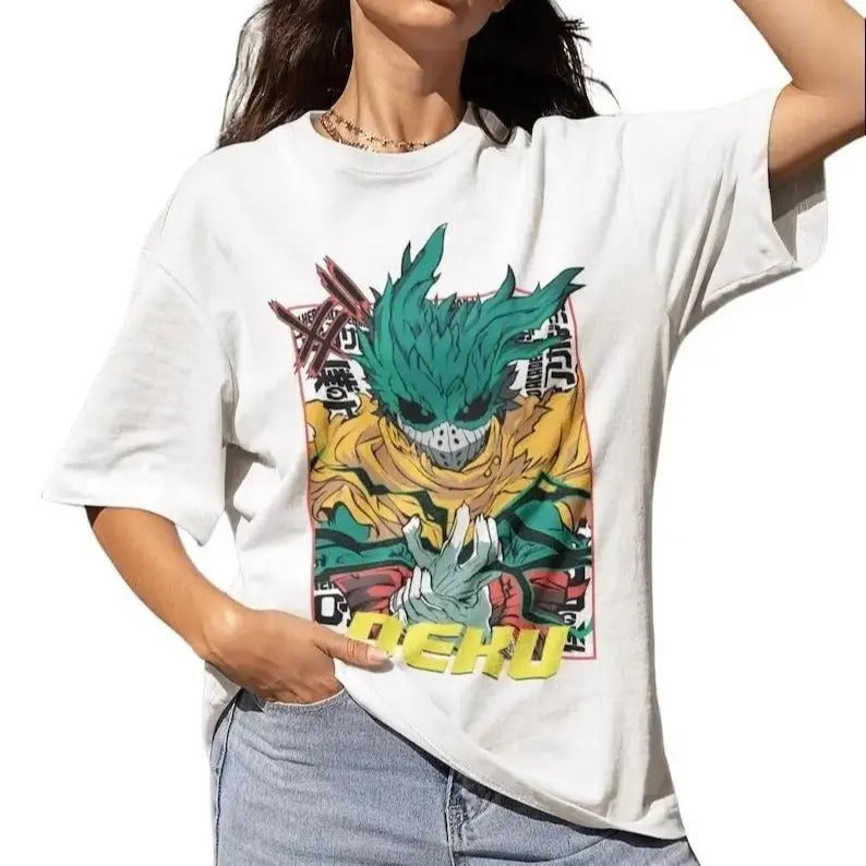 Manga Hero Unisex T-shirt, Japanese Anime Shirt, Bold Action Graphic, Energetic Wear, Cosplay Fashion Hoodie, Sweatshirt