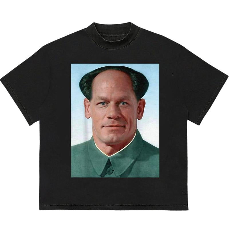 Mao Cena Funny T-Shirt Cozy Graphic T-Shirt for Chilly Days Relaxed Fit Hoodie, Sweatshirt | HypeDripTees.com