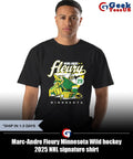 Marc-Andre Fleury Minnesota Wild hockey 2025 NHL signature shirt