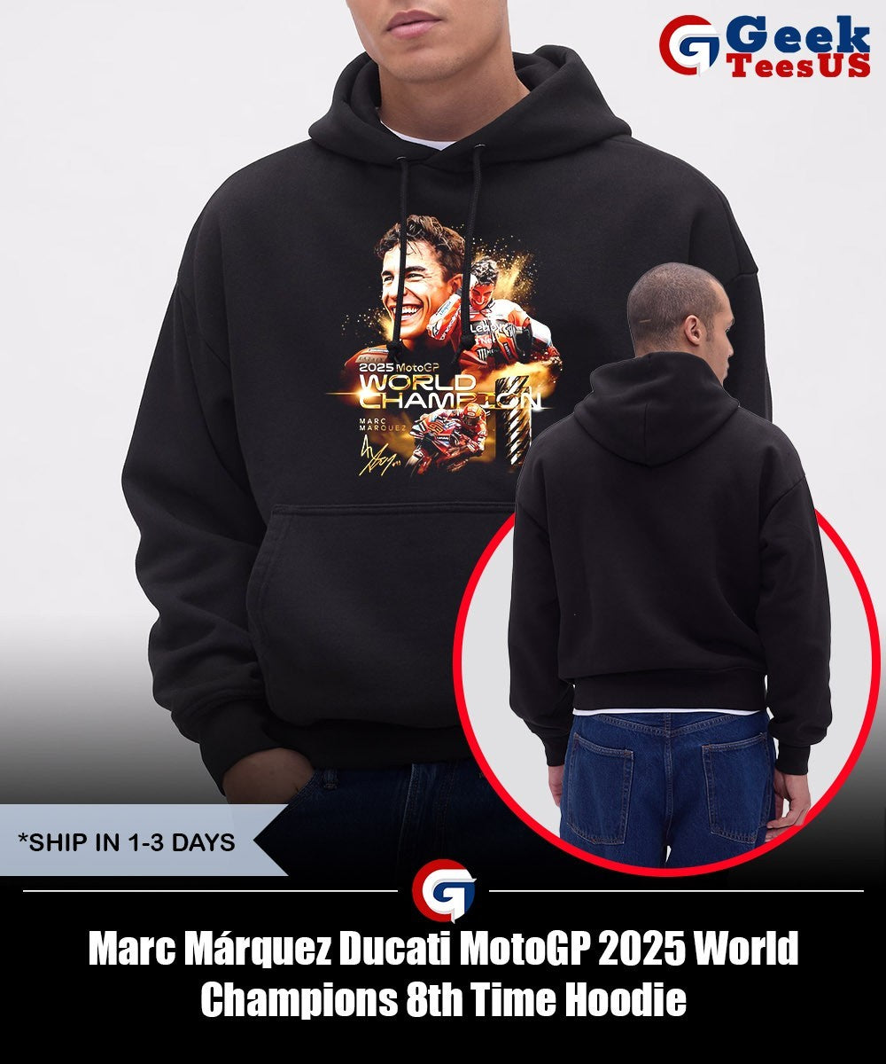 Marc Márquez Ducati MotoGP 2025 World Champions 8th Time shirt