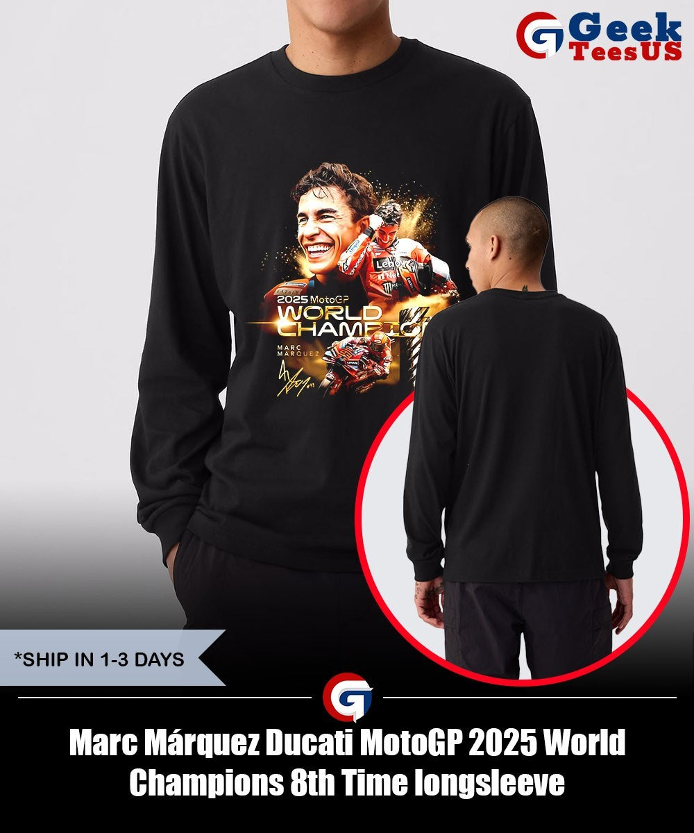 Marc Márquez Ducati MotoGP 2025 World Champions 8th Time shirt