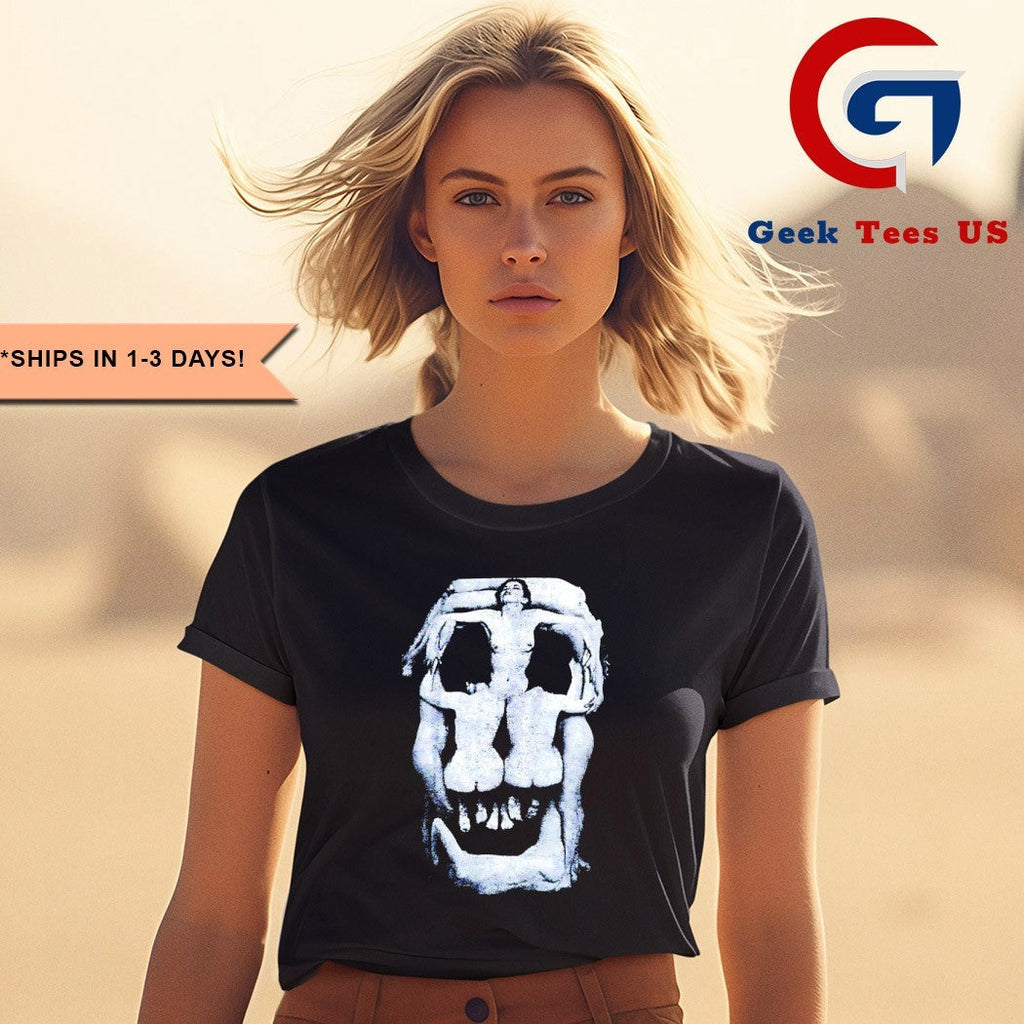 Marc Price wearing Ballerina in a Skull shirt