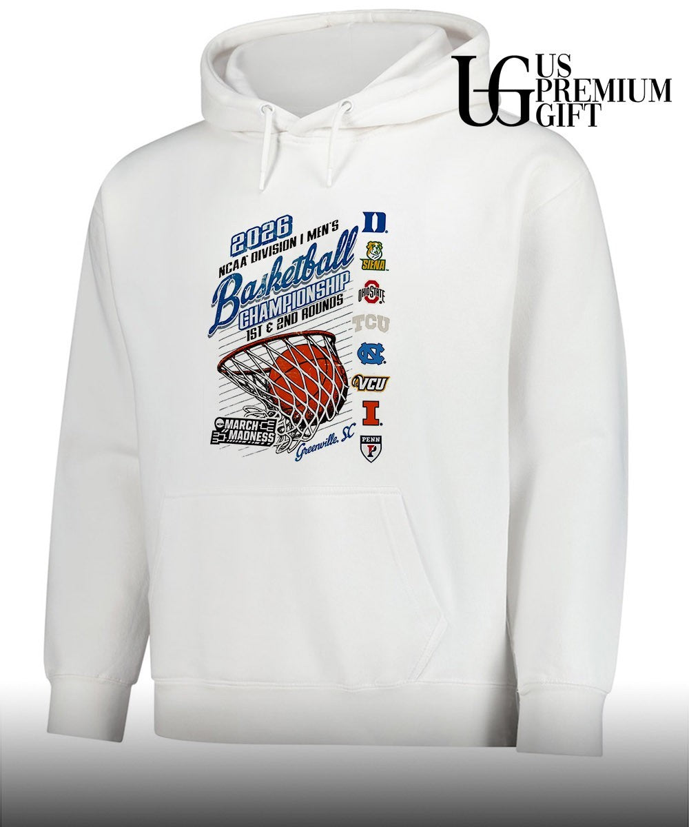 March Madness 2026 NCAA DI Men’s Basketball Championship 1St and 2nd Rounds Greenville shirt
