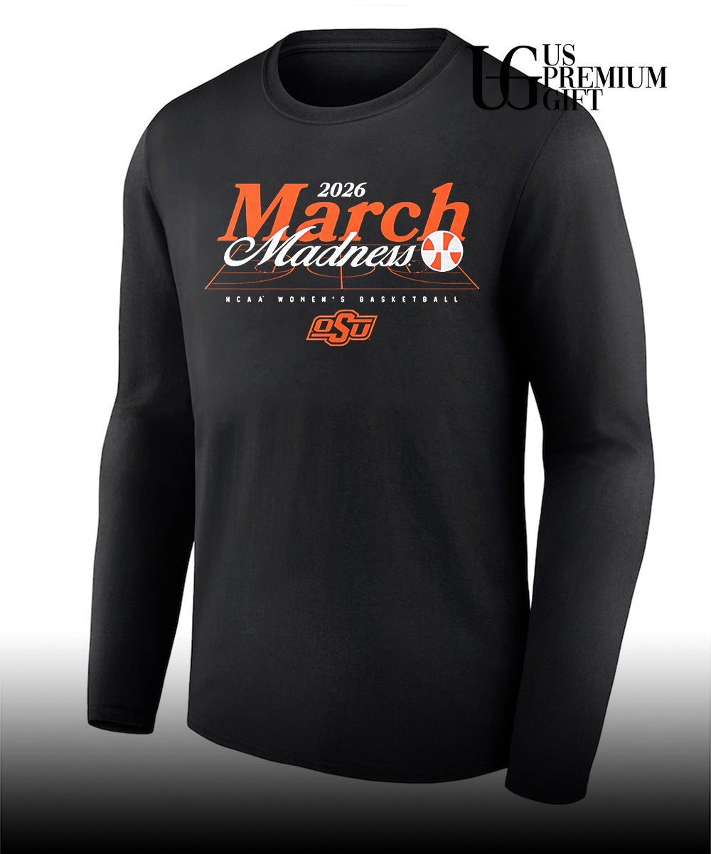March Madness 2026 Oklahoma State Cowgirls NCAA Women’s basketball shirt