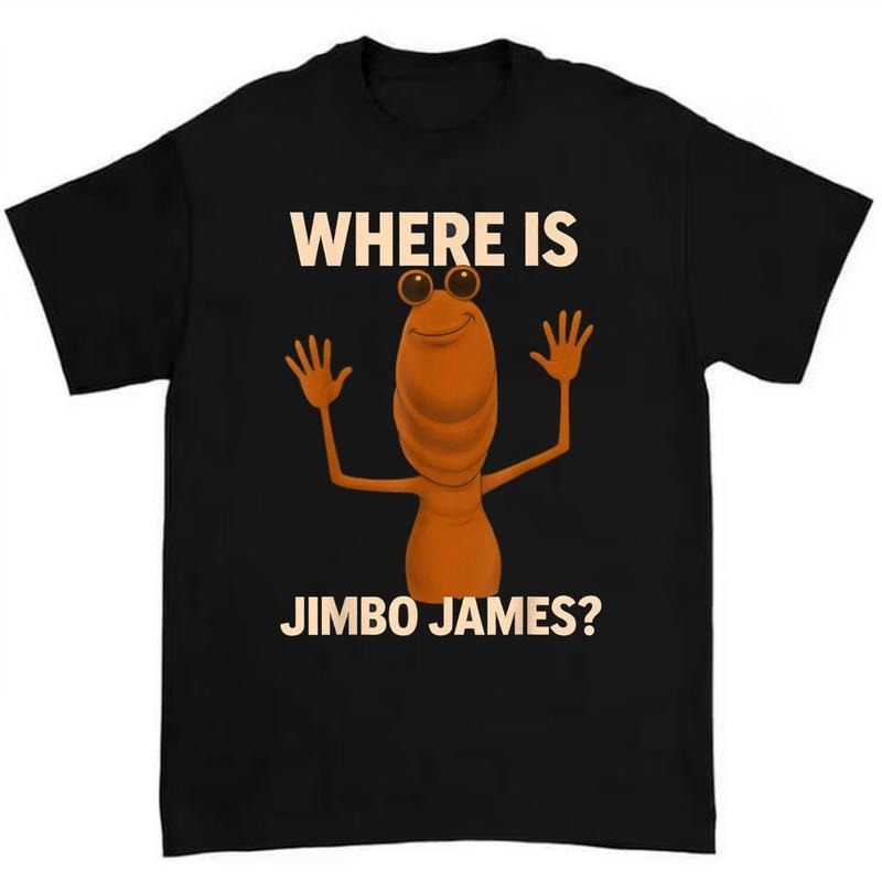 Marcus the Worm Where Is Jumbo James Meme Funny Shirt Quirky and Viral Graphic Tee for Casual Wear Hoodie, Sweatshirt