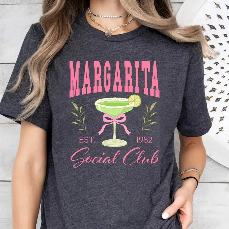 Margarita Sweatshirt, Funny Girls Club Crewneck, Signature Sweatshirt, Drinking Shirt Hoodie | HypeDripTees.com