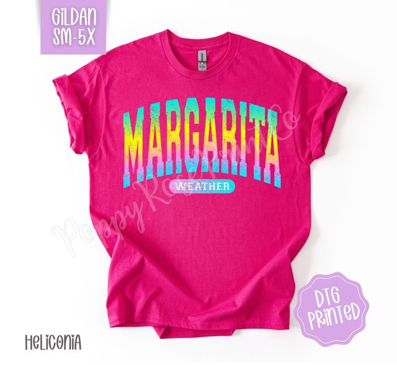 Margarita Weather Gildan Cute Summer Shirt Girly Beach T-Shirts, Hoodie, Sweatshirt
