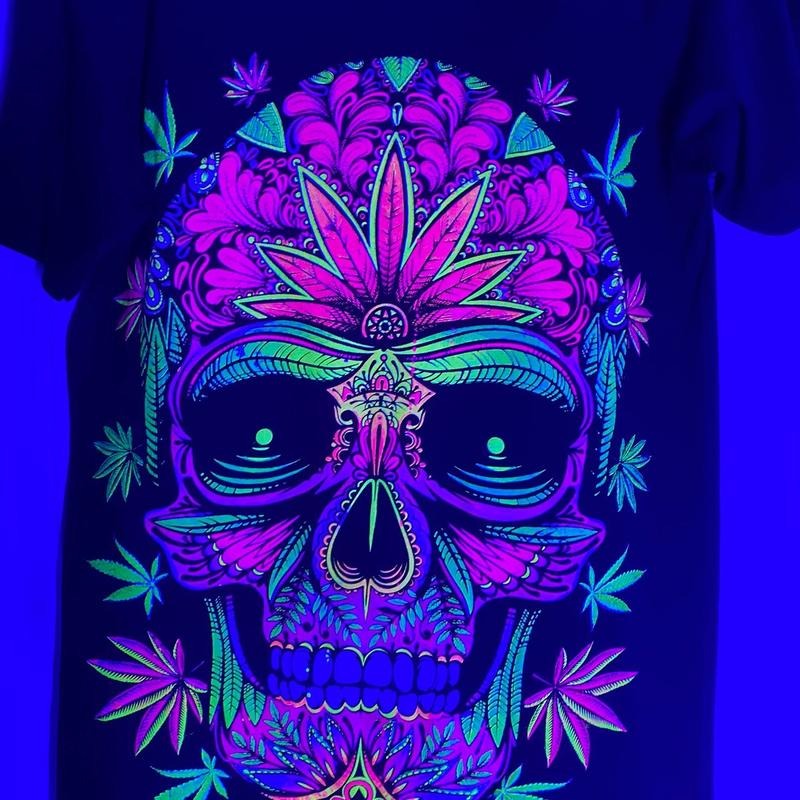 MariaJuana skull  T-shirt Black Cotton Hoodie, Sweatshirt | HypeDripTees.com