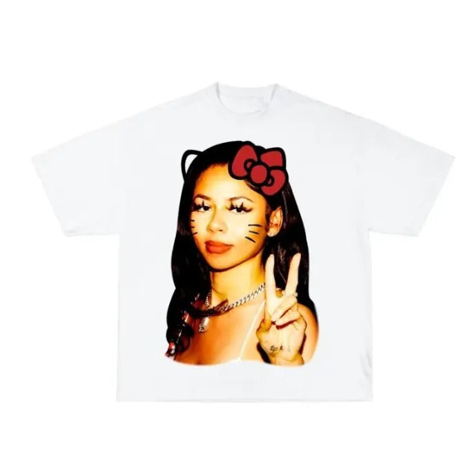 Mariah Kitty T-Shirt, Fans Shirt Cotton Fabric Tee Hoodie, Sweatshirt | HypeDripTees.com