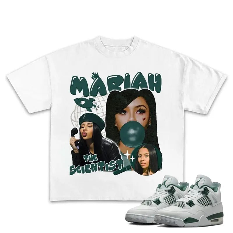 Mariah TS Unisex T-shirt, Shirt To Match Sneaker 4S Oxidized Green, Shirt To Match You Kicks Cotton T-Shirt Clothing...