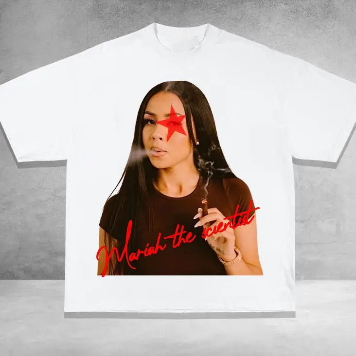 Mariahh The Scientistt News Star T-shirt, Music Graphic T-shirt Hoodie, Sweatshirt | HypeDripTees.com