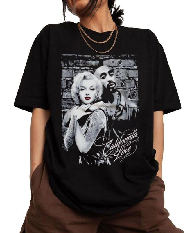 Marilyn Monroe Tupac Shakur California Love Shirt, Vintage Tupac Shakur Shirt, 2Pac 90s Shirt, 2Pac Shakur Shirt, Vintage...