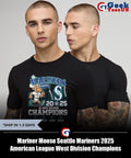 Mariner Moose Seattle Mariners 2025 American League West Division Champions shirt
