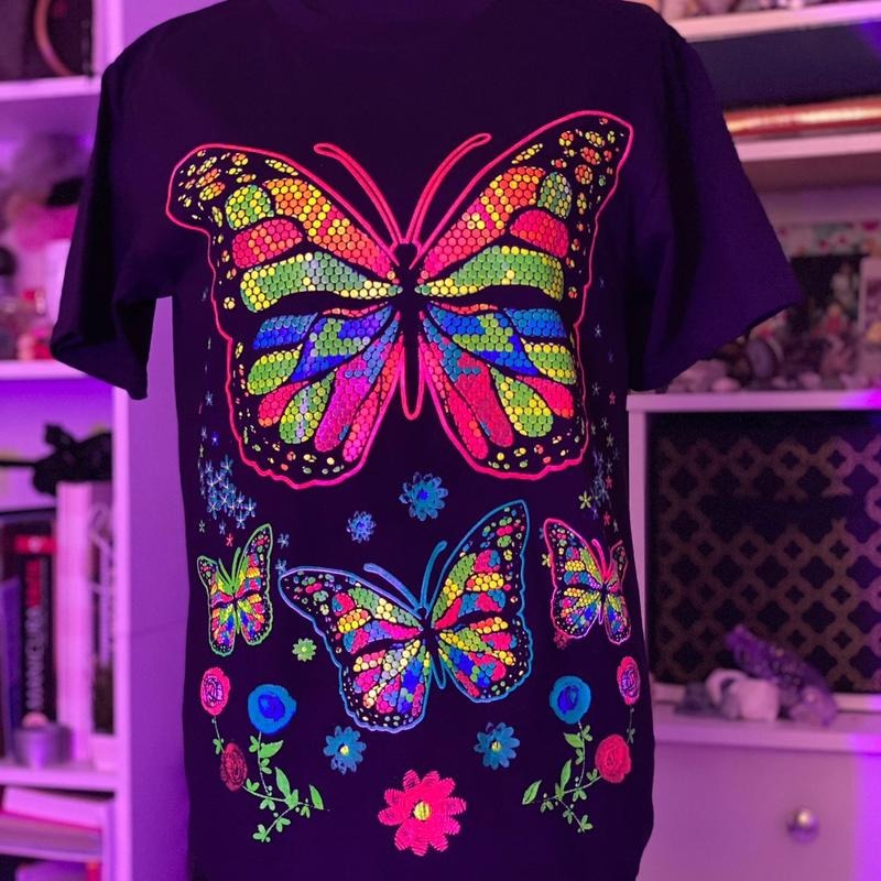 Mariposa monarca T-shirt Cotton Black Casual Hoodie, Sweatshirt | HypeDripTees.com
