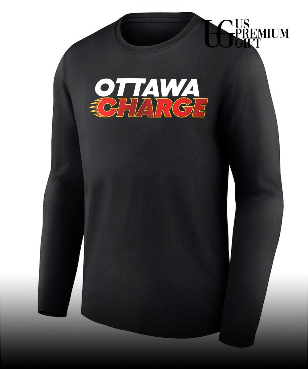 Mark Carney And Alexander Stubb wearings Ottawa Charge shirt