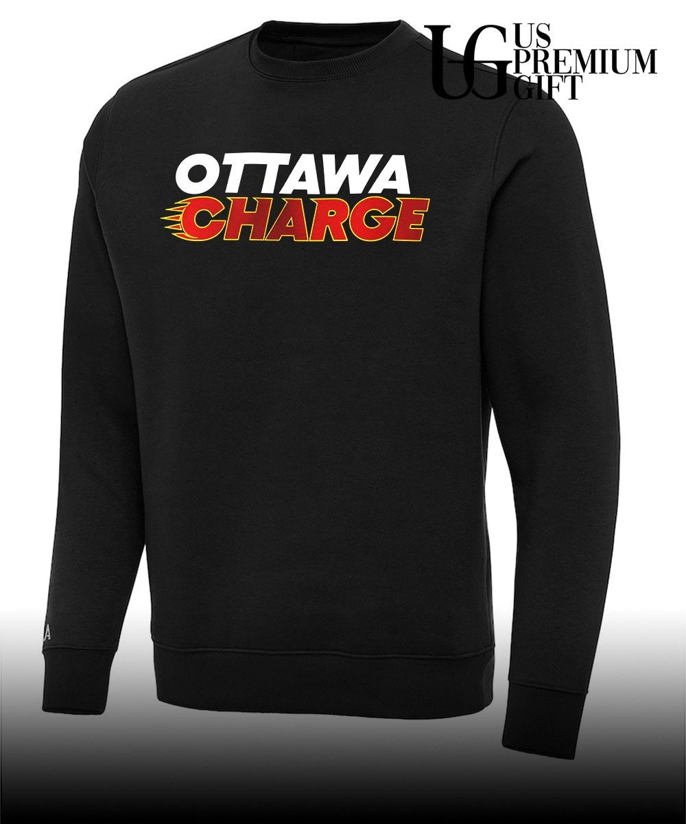 Mark Carney And Alexander Stubb wearings Ottawa Charge shirt