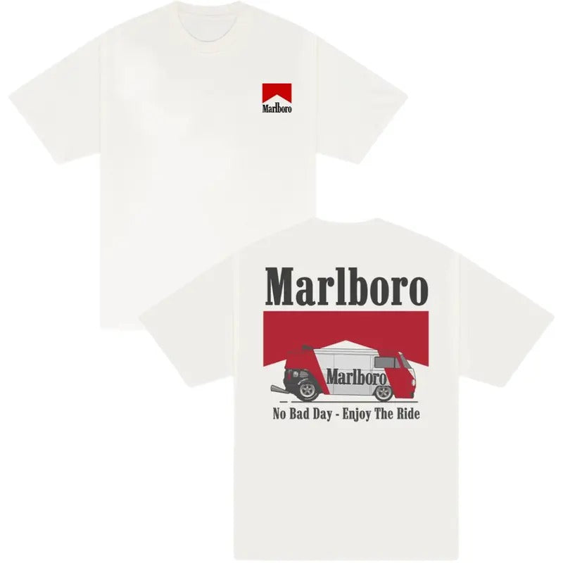 Marlboro No Bad Day Marlboro 2 Side Shirt Shirt Shirt Woman Man Menswear Top Streetwear T-Shirts, Hoodie, Sweatshirt