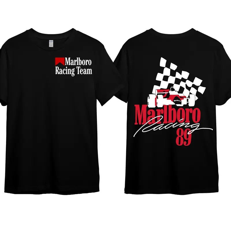 Marlboro Racing Team 89 Vintage T-Shirt, Gift for Her, Unisex Tshirt For Men And Women, Men's Tshirt, Women's Tshirt...